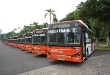 Angkutan DAMRI Operasikan 316 Unit Bus Listrik