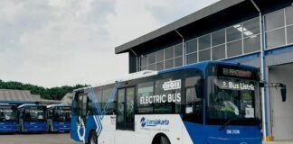DAMRI Jadi Operator Bus Listrik Terbanyak di Indonesia