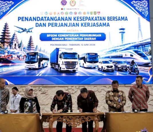 BPSDM Perhubungan MoU dengan Sembilan Pemda Jawab Tantangan Transportasi Masa Depan