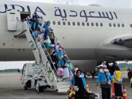 Sebanyak 65.446 Jemaah Haji Telah Tiba di Tanah Air