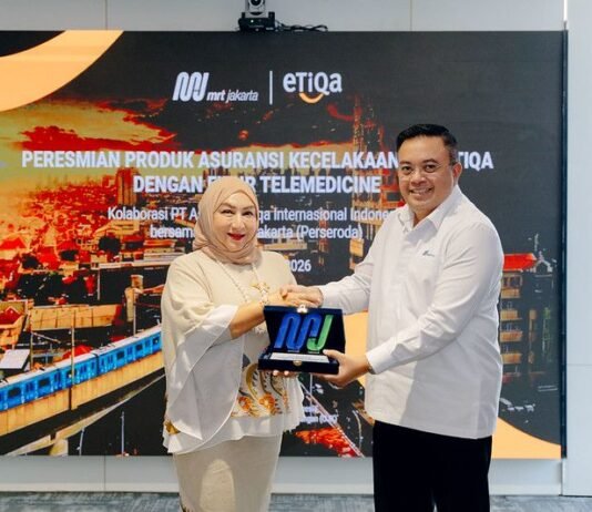 MRT Jakarta dan Etiqa Insurance Luncurkan Program Perlindungan Perjalanan Pelanggan