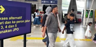 Progres Perpanjangan Peron Stasiun Bogor Capai 62,31%
