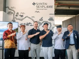 Santai Seaplane Resmi Beroperasi Rintis Wisata Penerbangan Amfibi