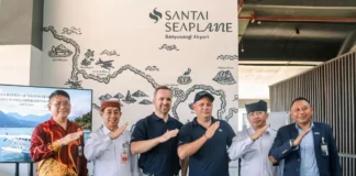 Santai Seaplane Resmi Beroperasi Rintis Wisata Penerbangan Amfibi