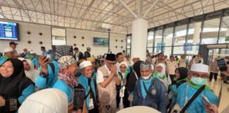 Kemenhaj Apresiasi Kelompok Terbang Jemaah Haji yang Pulang Utuh dan Tertib