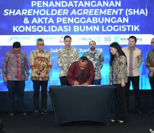 Sebanyak Tujuh BUMN Logistik Resmi Merger