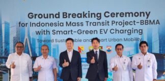 Ditjen Hubdat Gelar Groundbreaking Charging Station BRT Cekungan Bandung