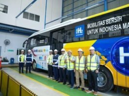Kementerian ESDM Luncurkan Bus Hidrogen Diesel dan Koridor Hijau Jakarta – Patimban