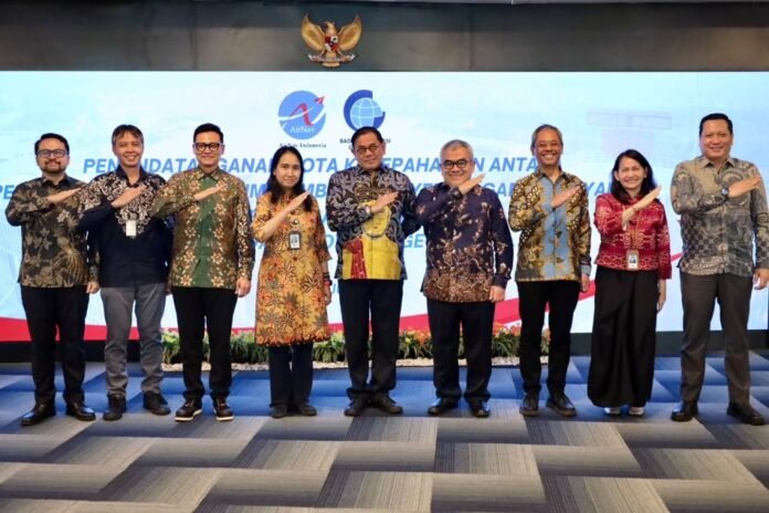 FOTO 21 Juli_Penandatanganan Nota Kesepahaman antara Perum Lembaga Penyelenggara Pelayanan Navigasi Penerbangan