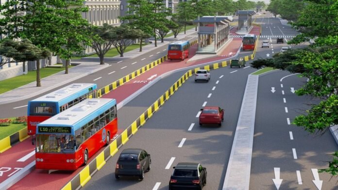FOTO 22 Juli_Jalur BRT Mebidang, layanan angkutan massal berbasis bus yang dioperasikan dengan skema Buy The Service (BTS) di Kota Medan. ist 1