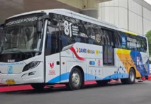 DAMRI Dukung Kehadiran Bus Hidrogen Diesel Dual Fuel Pertama di Indonesia