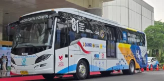 DAMRI Dukung Kehadiran Bus Hidrogen Diesel Dual Fuel Pertama di Indonesia