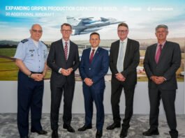 Embraer dan Saab Tandatangani Perjanjian Produksi Tambahan 20 Pesawat Gripen