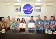 AirNav Indonesia Cabang Semarang dan Lanud JB Soedirman Tandatangani LOCA