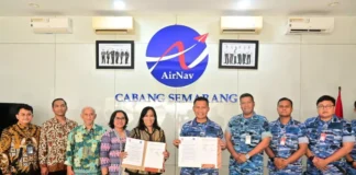 AirNav Indonesia Cabang Semarang dan Lanud JB Soedirman Tandatangani LOCA