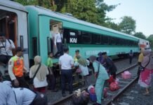 Kereta Ekonomi Kerakyatan Layani 103.848 Pelanggan