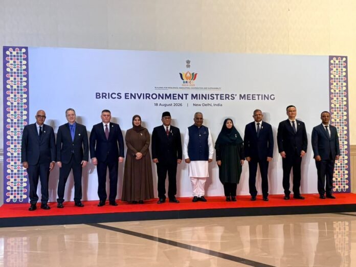 FOTO 19 Agustus_Pertemuan Menteri Lingkungan negara - negara anggota BRICS di New Delhi, India. (dok. klh) 1
