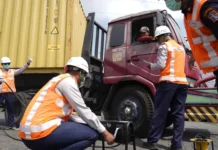 Pelindo Terminal Petikemas dan Pelindo Regional 3 Gelar Uji Emisi