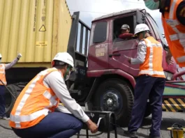 Pelindo Terminal Petikemas dan Pelindo Regional 3 Gelar Uji Emisi