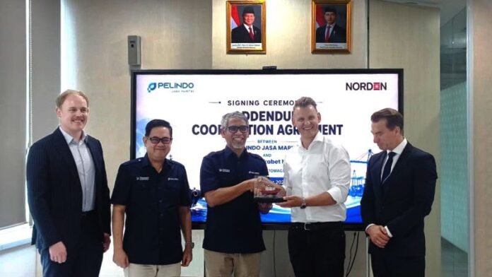FOTO 31 Agustus_Apreasisi perusahaan pelayaran asal Denmark, Norden untuk layanan pemanduan dan penundaan dari PT Pelindo Jasa Maritim (PJM). dok. pjm