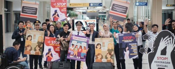 FOTO 4 Agustus_Aksi simpatik setop tindak pelecehan dan kekerasan seksual di dalam kereta api. dok. kci.id