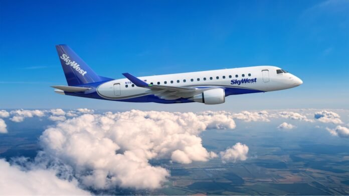FOTO 4 Agustus_Salah satu armada SkyWest Airlines. dok. embraer