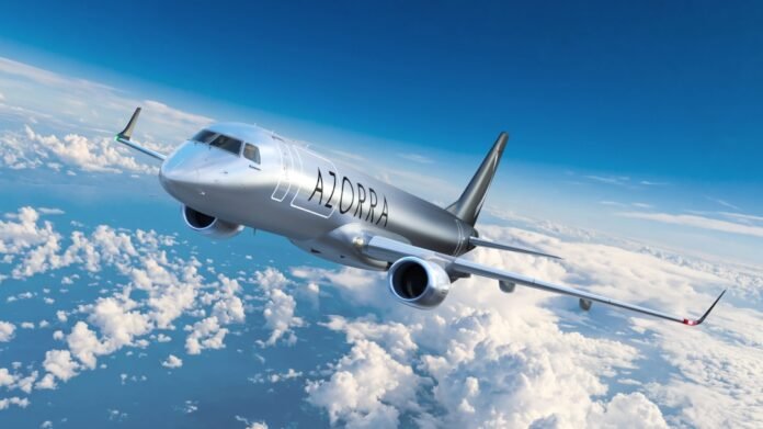 FOTO 4 Agustus_Salah satu pesawat milik Azorra, perusahaan penyewaan pesawat komersial (aircraft lessor). dok. embraer