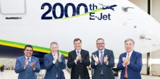 Embraer Rayakan Pengiriman Pesawat E-Jet ke-2.000