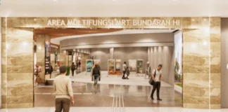 Konstruksi Ruang Multifungsi dan Entre Baru MRT Jakarta Stasiun Bundaran HI – Bank Jakarta Capai 23,52%