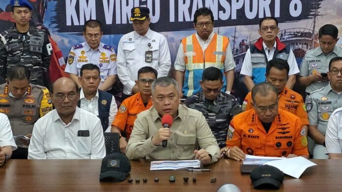 FOTO 15 Sept_Menteri Perhubungan Dudy Purwagandhi saat konferensi pers di Pelabuhan Trisakti, Banjarmasin, Kalimantan Selatan. dok. kemenhub 1 INI INI