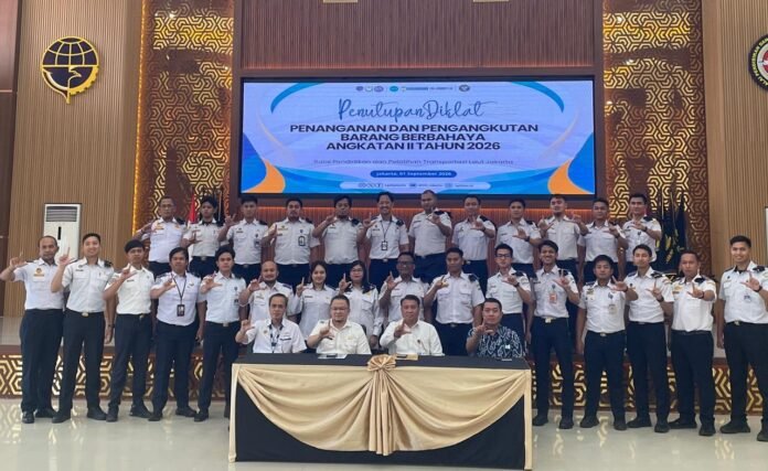 FOTO 2 Sept_Penutupan kegiatan Diklat Penanganan dan Pengangkutan Barang Berbahaya di Jakarta. dok. hublakemenhub INI