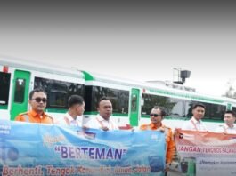 KAI Bandara Sosialisasikan Keselamatan Perjalanan Kereta Api di Perlintasan Sebidang Wates