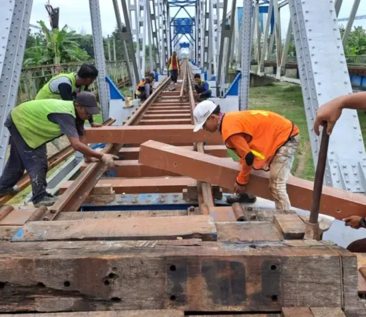 KAI Rawat Lebih dari 20.000 Bantalan Rel Sepanjang Tahun 2026