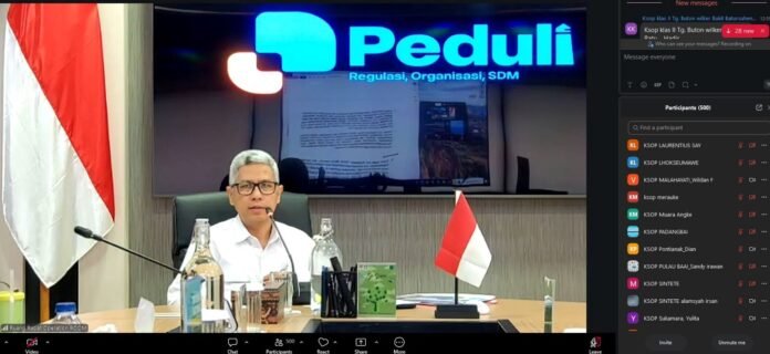 FOTO 23 Sept_Pertemuan yang mengumpulkan pemangku kepentingan pelayaran dari seluruh tanah air secara daring via zoom di Jakarta 1 INI