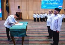 Menhub Dudy Lantik Ketua dan Anggota KNKT Masa Jabatan 2026 – 2030
