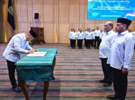 Menhub Dudy Lantik Ketua dan Anggota KNKT Masa Jabatan 2026 – 2030