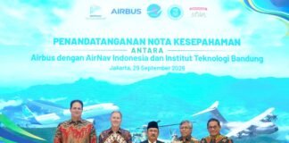 Airbus Jalin Kolaborasi dengan AirNav Indonesia dan ITB