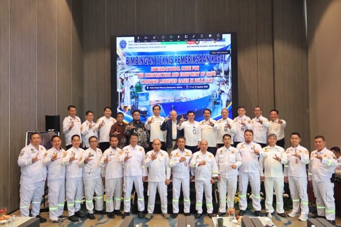 FOTO 5 Sept_Rangkaian Bimbingan Teknis Pemeriksaan Kapal yang diselenggarakan Ditjen Hubla Kemenhub.