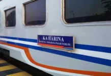 KA Harina Layani 567.772 Pelanggan dari Bandung ke Surabaya Lewat Jalur Utara