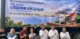 Pelindo Lepas Ekspor Produk UMK Binaan ke Brunei Darussalam