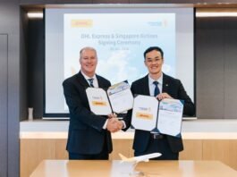 DHL Express dan Singapore Airlines Perpanjang Kerja Sama Operasional Pesawat Kargo Boeing 777