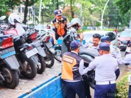 Sudinhub Jaksel Tindak Tegas Sepeda Motor Parkir Liar
